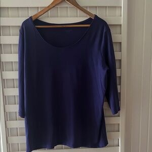 Eileen Fisher Midnight BlueTee